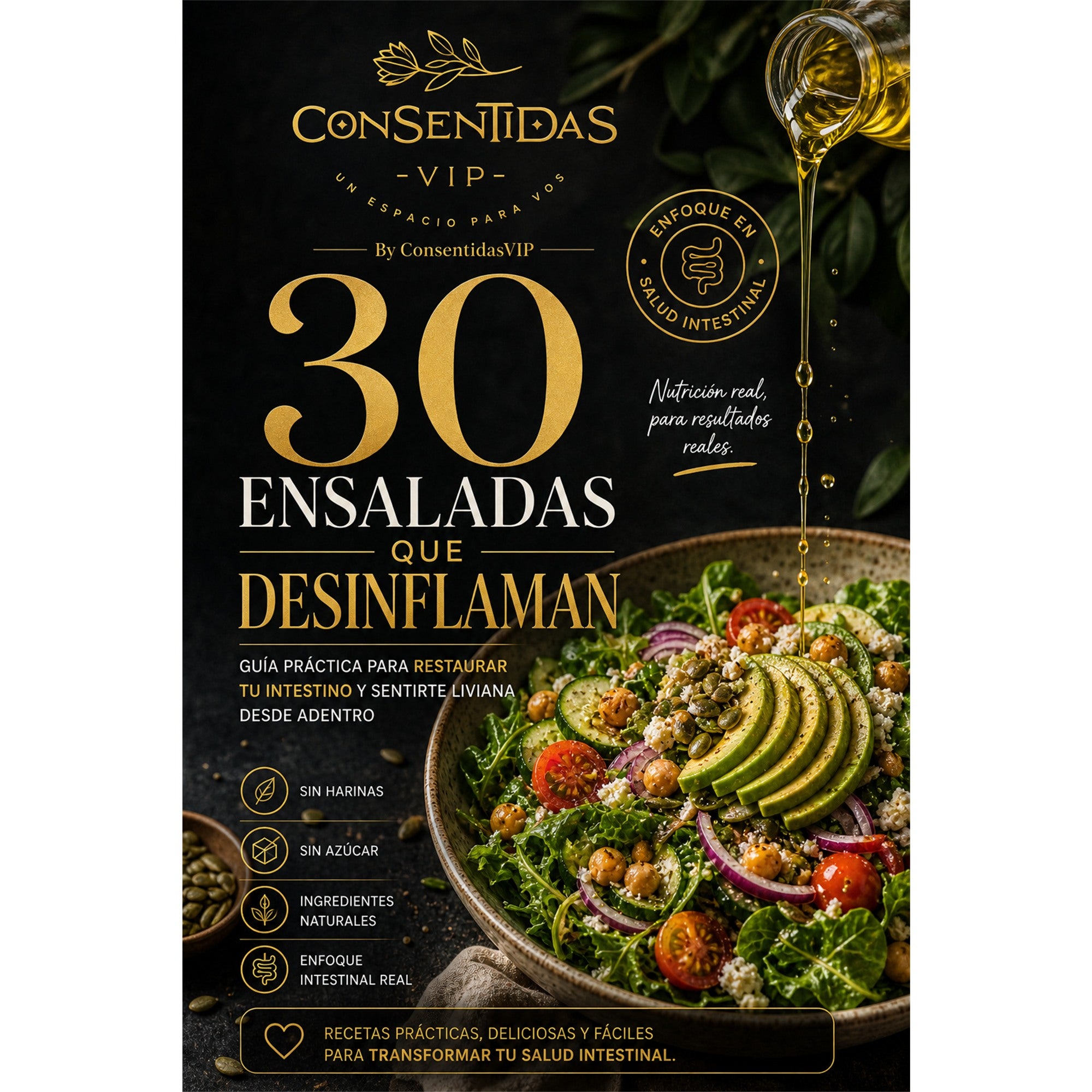 30 Ensaladas que Desinflaman - portada